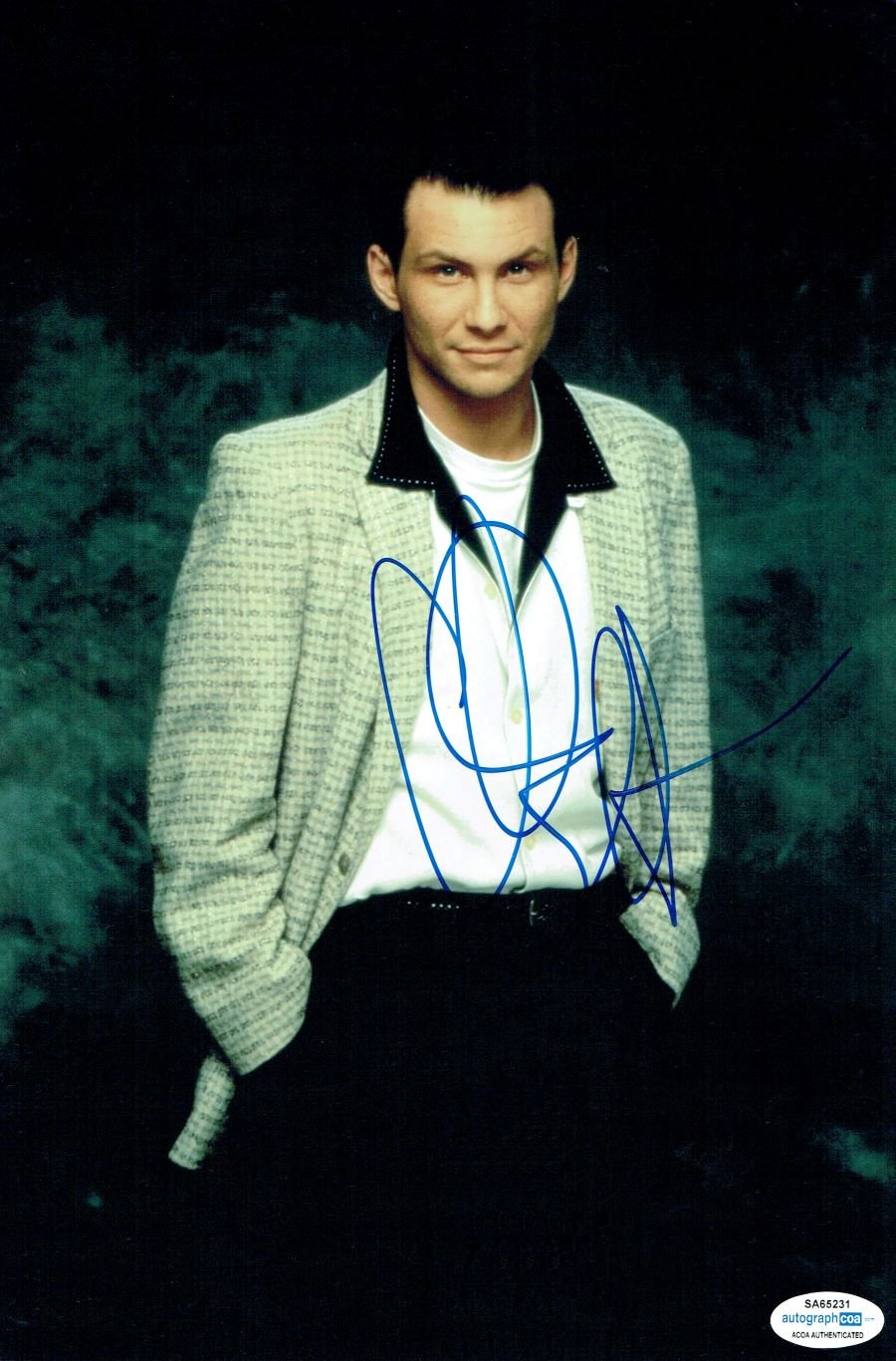 True Romance Framed Display Signed by Christian Slater - Memorabilia Framers Shop